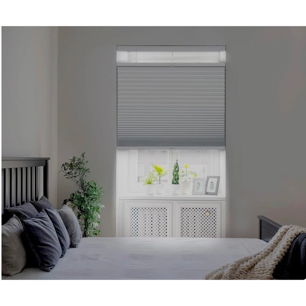 Designature Furnishing Blackout Top Down Bottom Up Cellular Shades White 34.5x48